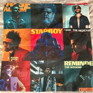 The Weeknd Starboy Square Poly Canvas Pillowcase brand new without tags .